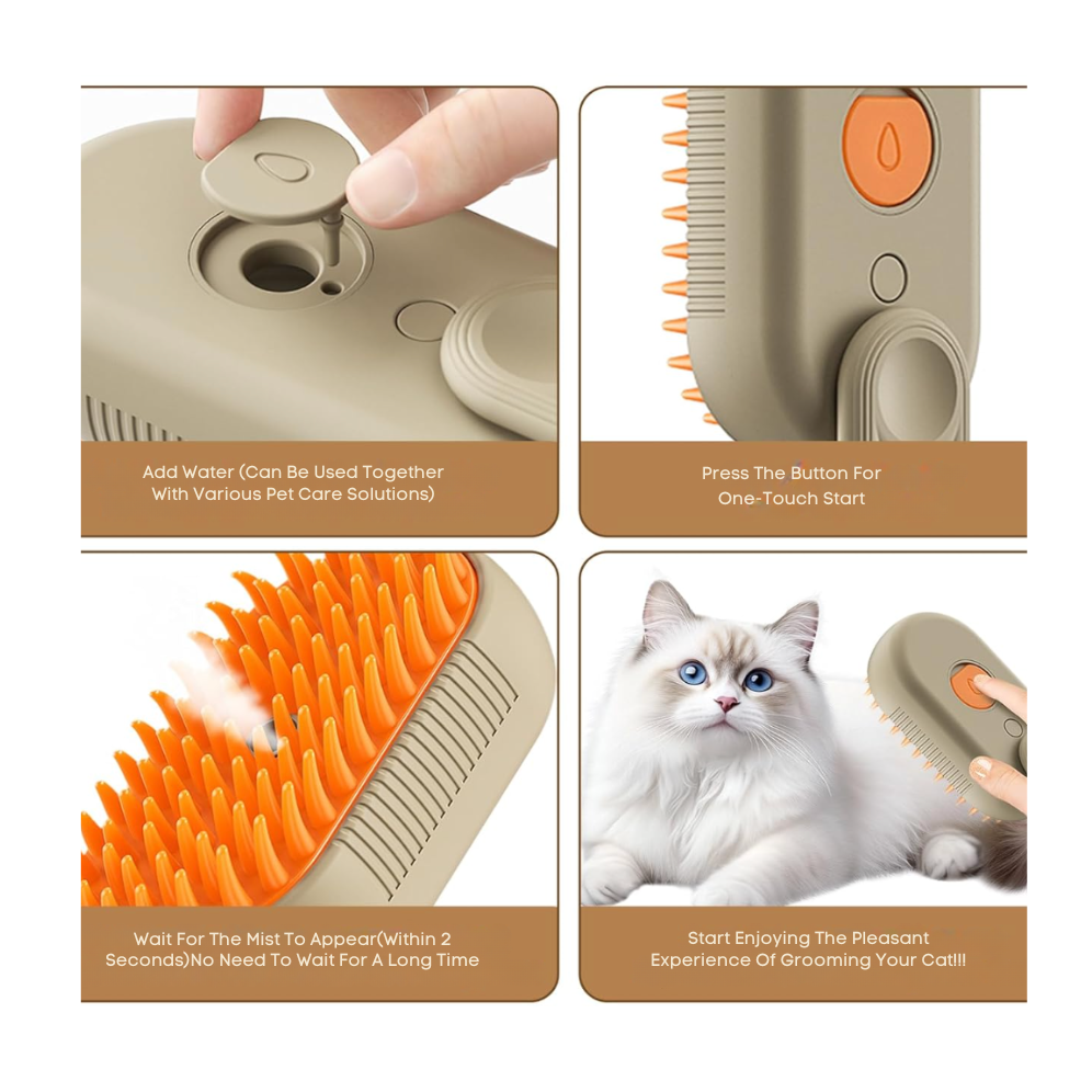 Steam Pet Brush