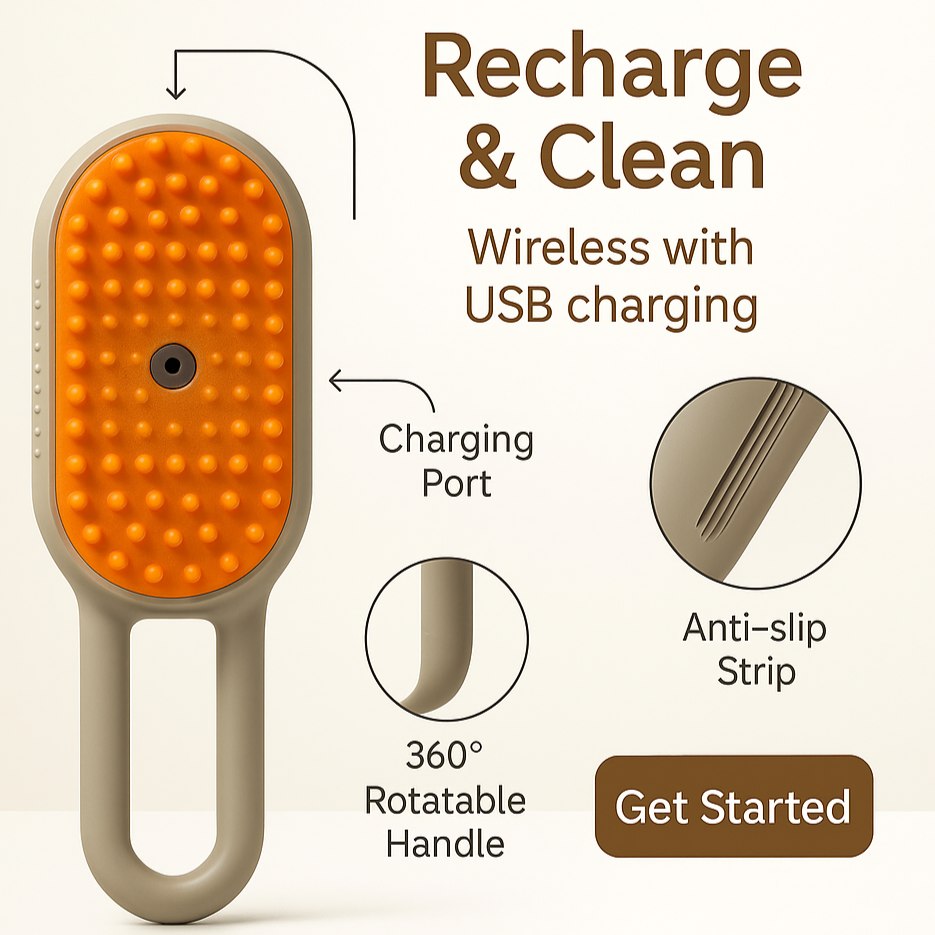 Steam Pet Brush